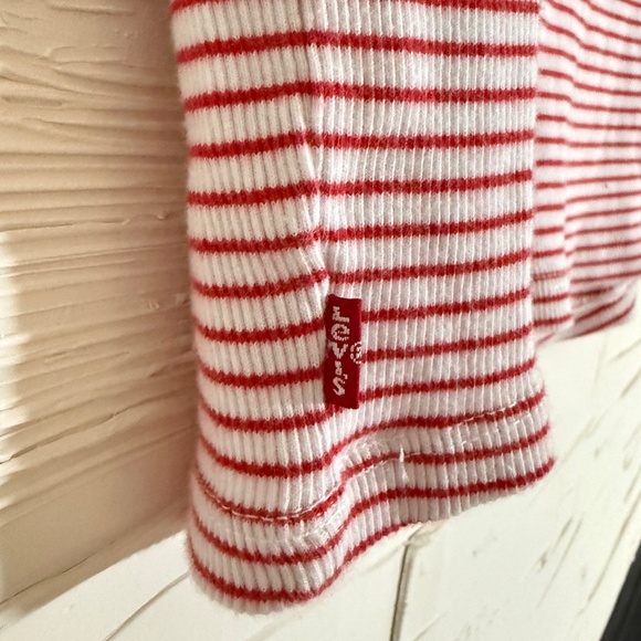 Levi’s | The Essentials Sporty Rib Tank | Size S | Red & White Stripe - Picture 6 of 6